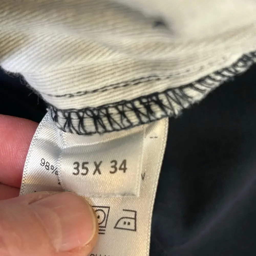 Pendleton men's navy brushed cotton straight jeans size 35 X 34